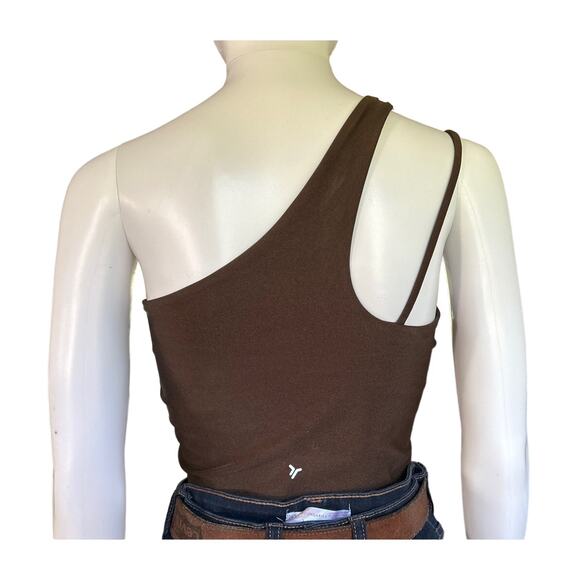 Old Navy Women’s Brown Powersoft Long Tank Built in  Bra Small - Picture 2 of 4